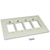 Legrand - Wiremold WSA07-4A WallSource Device Mounting Bracket & Trim Ring (Ivory)